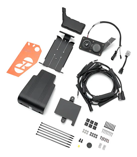 Harley-davidson Touring Road King Rockford Amp Install Kit