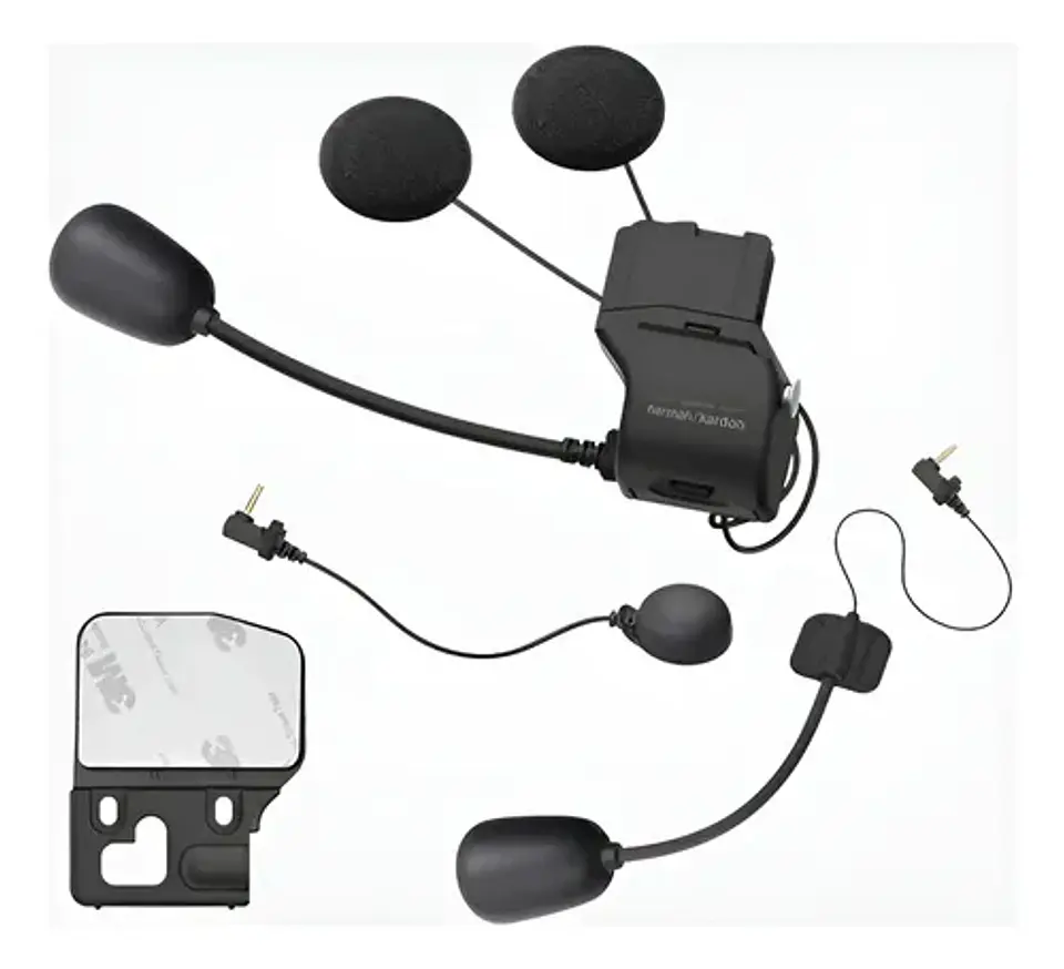 Sena 50s Universal Clamp Kit With Harman Kardon Speakers Mic 1