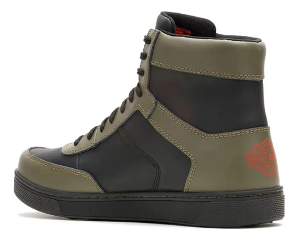 Harley-davidson Men's Grady Sneaker - Black/green 5