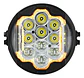 Hogworkz 7 Led Silvertooth Headlight For Harley-davidson - Thumbnail 2
