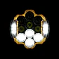 Hogworkz 7 Led Silvertooth Headlight For Harley-davidson - Thumbnail 7