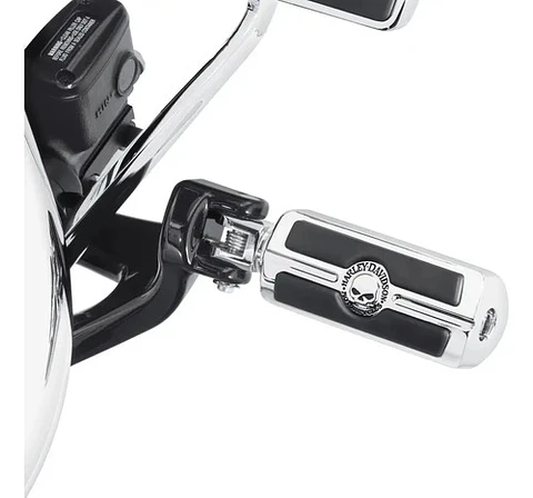 Harley-davidson 2018+  Willie G Skull Rider Footpegs Chrome