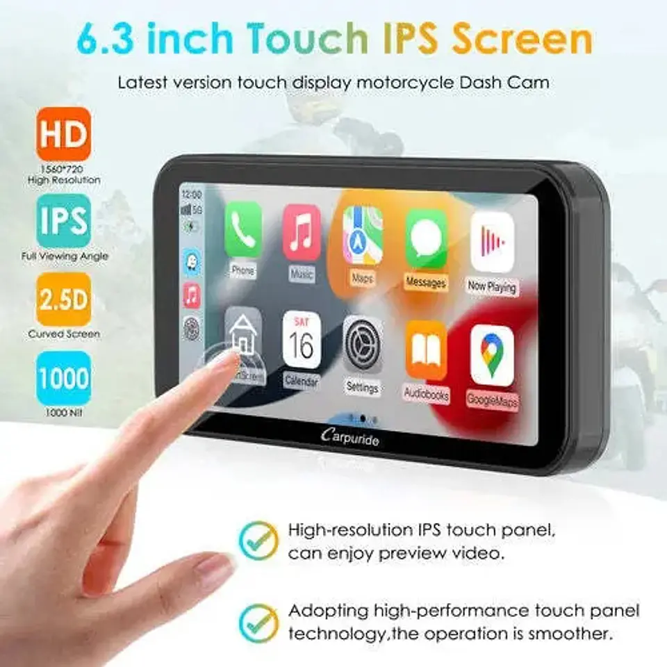 Carpuride W603 Wireless Carplay Android Auto Multimedia Hd 9