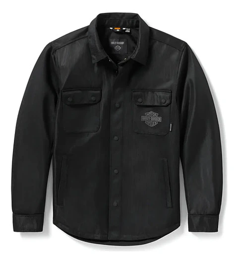 Harley-davidson Men Operative Mesh Riding Shirt Jacket