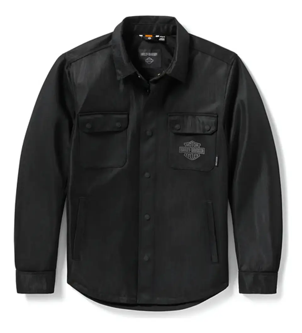 Harley-davidson Men Operative Mesh Riding Shirt Jacket 1