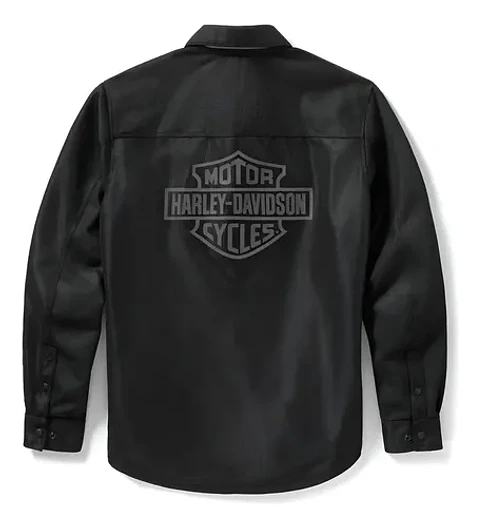 Harley-davidson Men Operative Mesh Riding Shirt Jacket