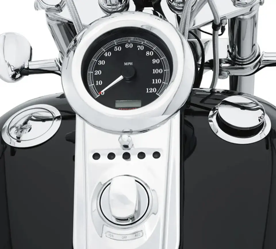 Harley-davidson Softail Flush-mount Fuel Cap And Gauge Kit 4