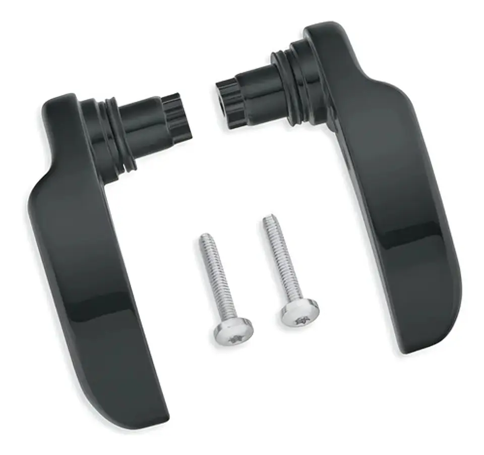 Harley-davidson Gloss Black Saddlebag Latch Kit 90201052 1