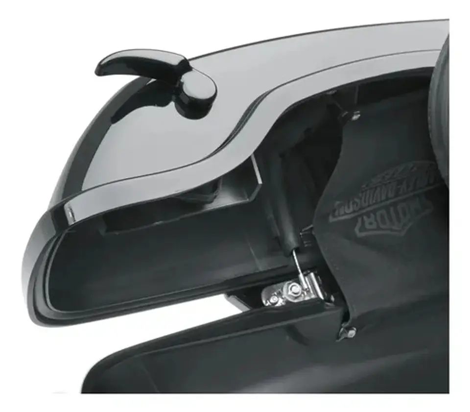 Harley-davidson Gloss Black Saddlebag Latch Kit 90201052 2