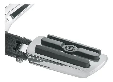 Harley-davidson Chrome And Rubber Custom Footpegs