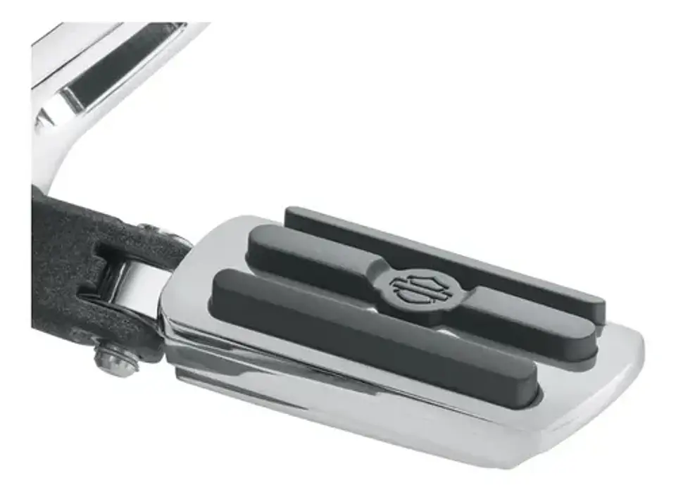 Harley-davidson Chrome And Rubber Custom Footpegs 2