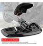 Black Adjustable Driver Rider Footboards For Harley-davidson - Thumbnail 7