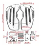 Black Adjustable Driver Rider Footboards For Harley-davidson - Thumbnail 10