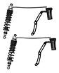 Tcmt Remote Reservoir Rear Suspension Shocks Fit Harley 23+ - Thumbnail 2
