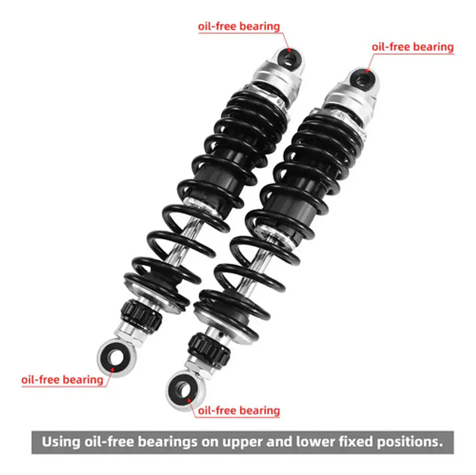 Tcmt Remote Reservoir Rear Suspension Shocks Fit Harley 23+ 9