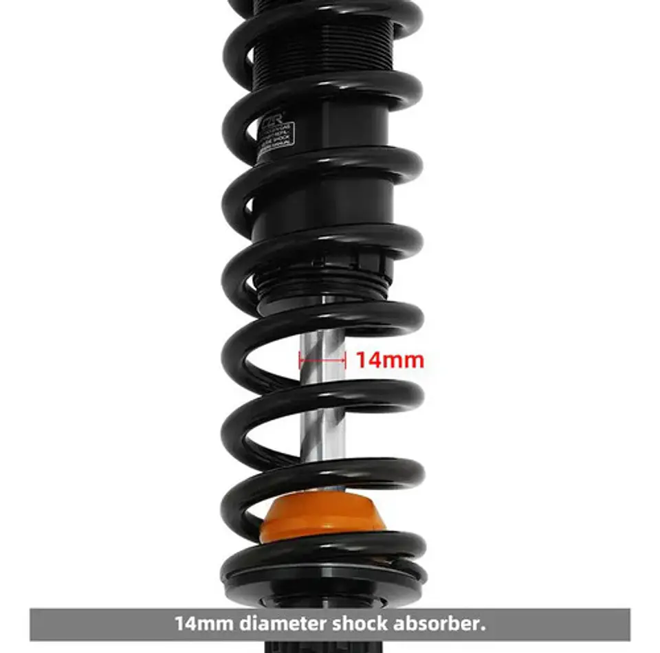 Tcmt Remote Reservoir Rear Suspension Shocks Harley 2014-25 5