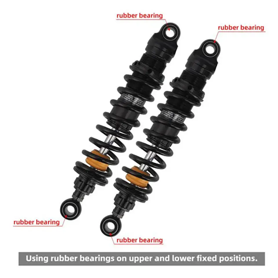 Tcmt Remote Reservoir Rear Suspension Shocks Harley 2014-25 7