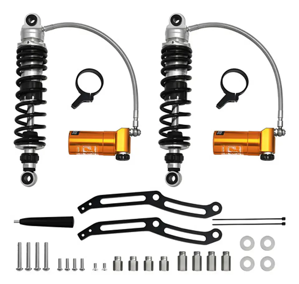 Tcmt Remote Reservoir Rear Suspension Shocks Harley 2014-22 1