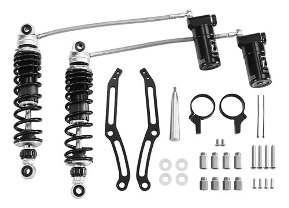Tcmt Remote Reservoir Rear Suspension Shocks Harley 2014-22 2