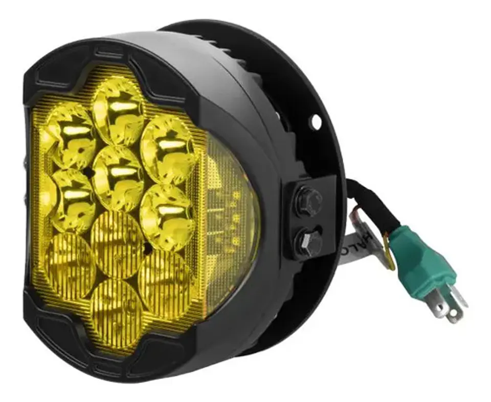 Hogworkz 7 Led Goldtooth Headlight For Harley-davidson 3