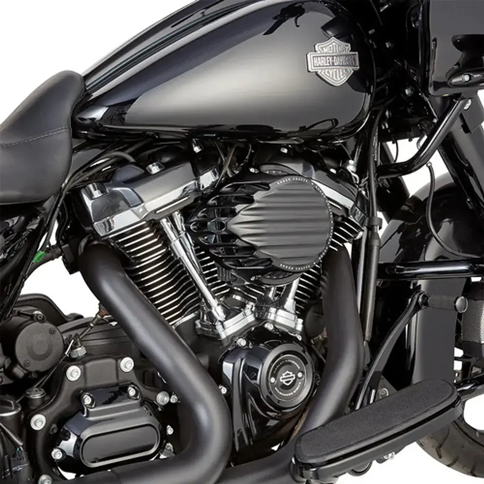 Arlen Ness Rough Crafts Finned Air Cleaner Harley-davidson 4