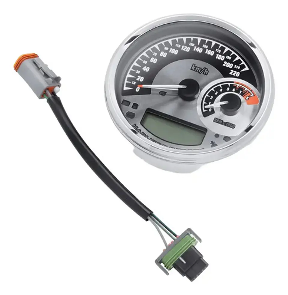 Harley-davidson Combination Analog Speedometer Tachometer 1