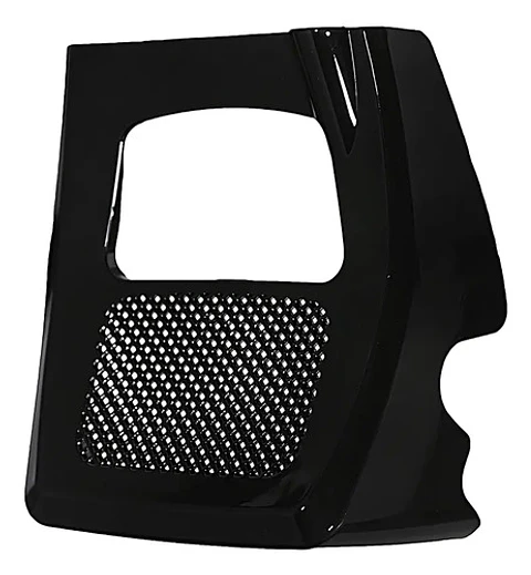 Gloss Black Chin Spoiler Fairing Radiator Cover For Harley
