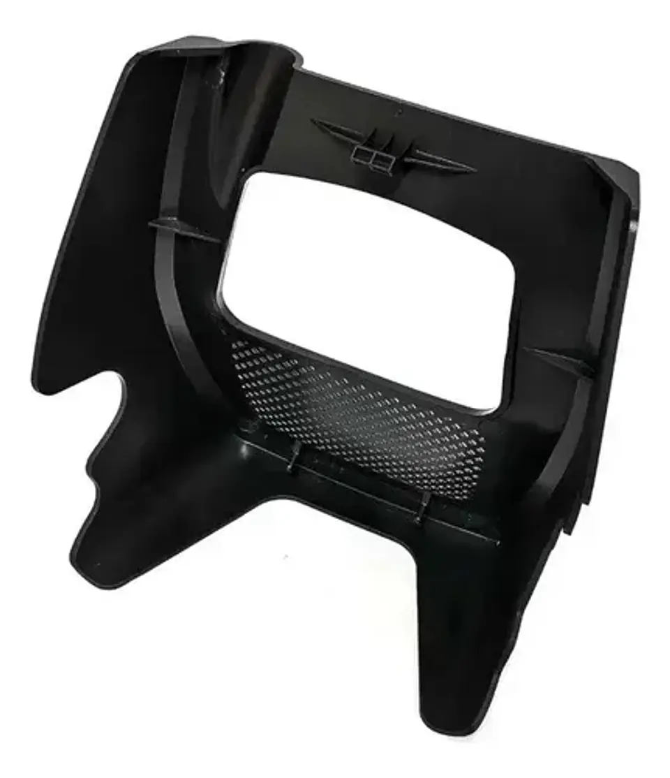 Gloss Black Chin Spoiler Fairing Radiator Cover For Harley 5