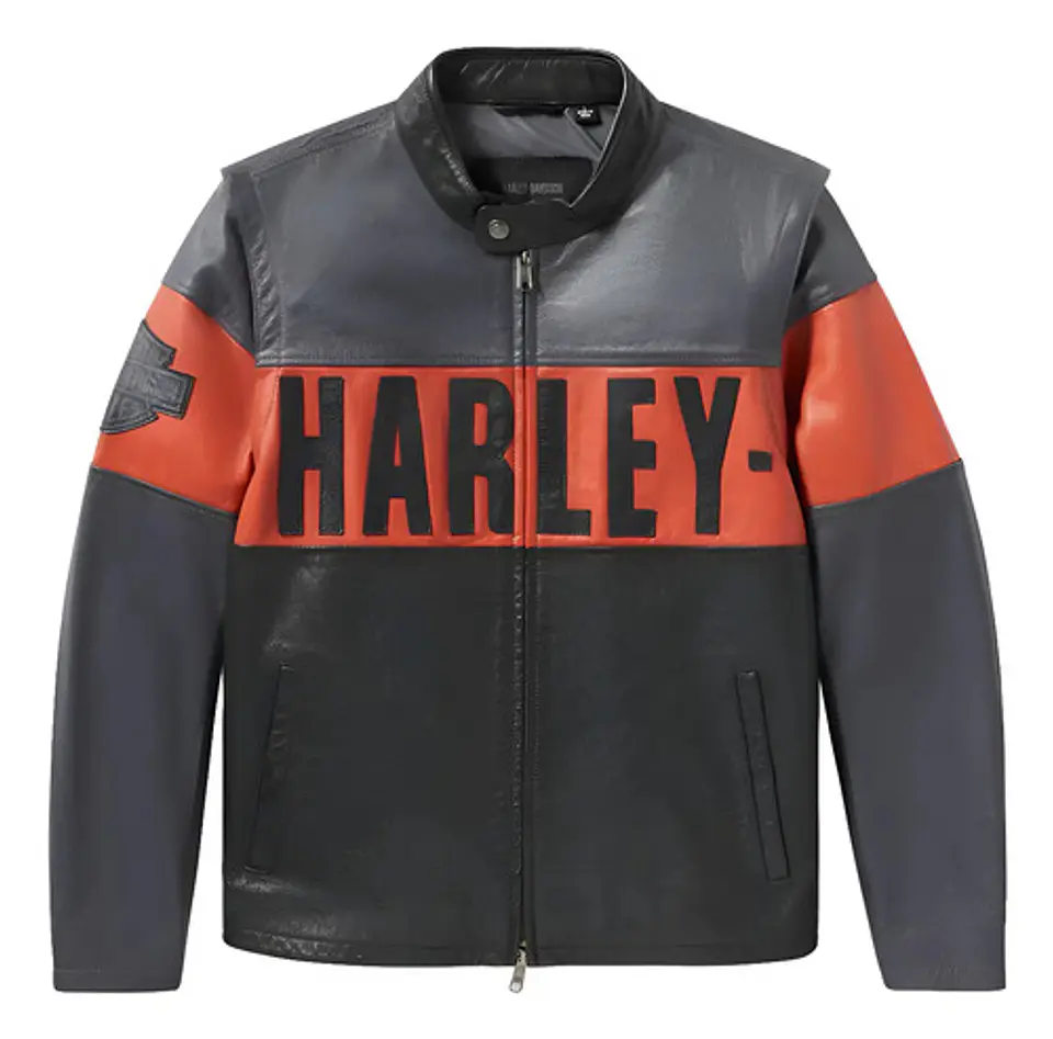Harley-davidson Essential Convertible Leather Jacket 1