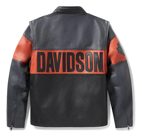 Harley-davidson Essential Convertible Leather Jacket