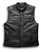 Colete Couro Harley-davidson Passing Link Leather Vest - Thumbnail 1