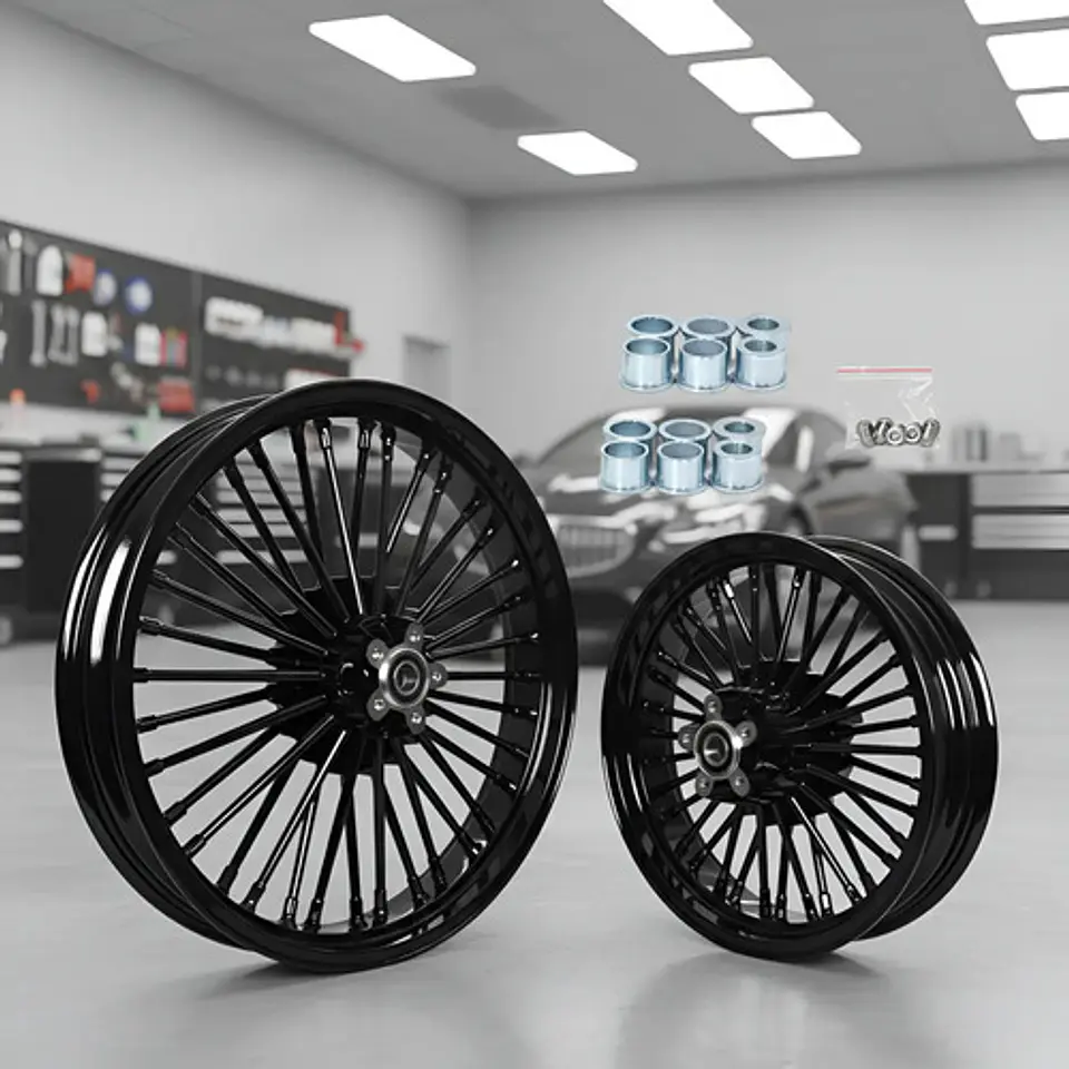 Fat Spoke Wheels Rims For Harley-davidson Softail 1