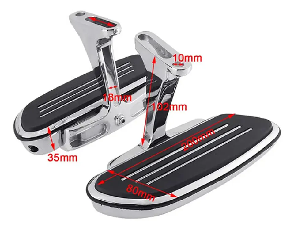 Tcmt Pegstreamliner Passenger Floorboard Harley-davidson 8