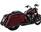 Vance Hines Twin Slash Round Slip-on Harley-davidson Touring - Thumbnail 2