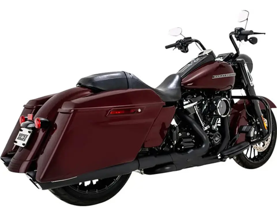 Vance Hines Twin Slash Round Slip-on Harley-davidson Touring 2
