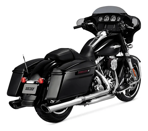 Vance Hines Twin Slash Round Slip-on Harley-davidson Touring