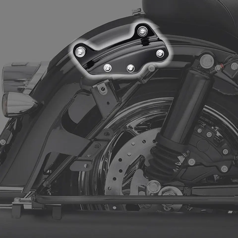 Tcmt 4 Docking Hardware Harley-davidson Touring 2009-13 9