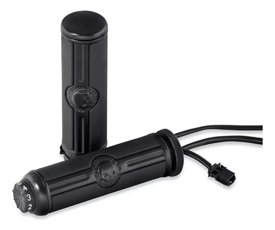 Harley-davidson Willie G Skull Heated Hand Grips 2
