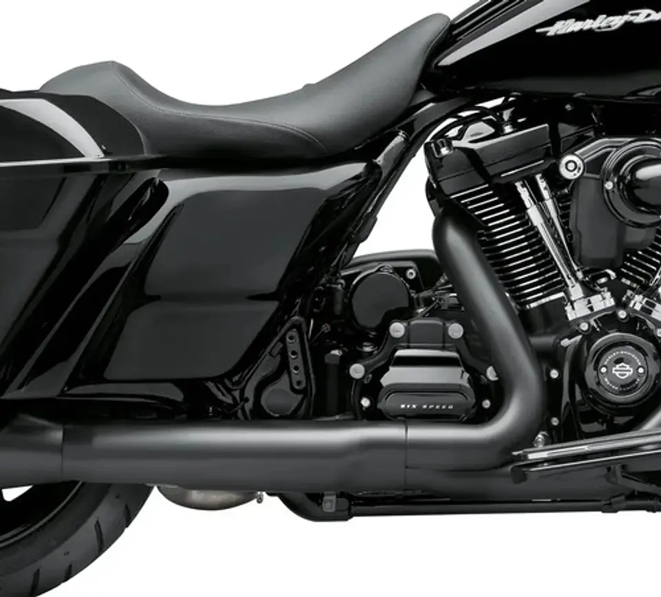 Harley-davidson Satin Black Exhaust Shield Kit 1