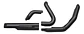 Harley-davidson Satin Black Exhaust Shield Kit - Thumbnail 2