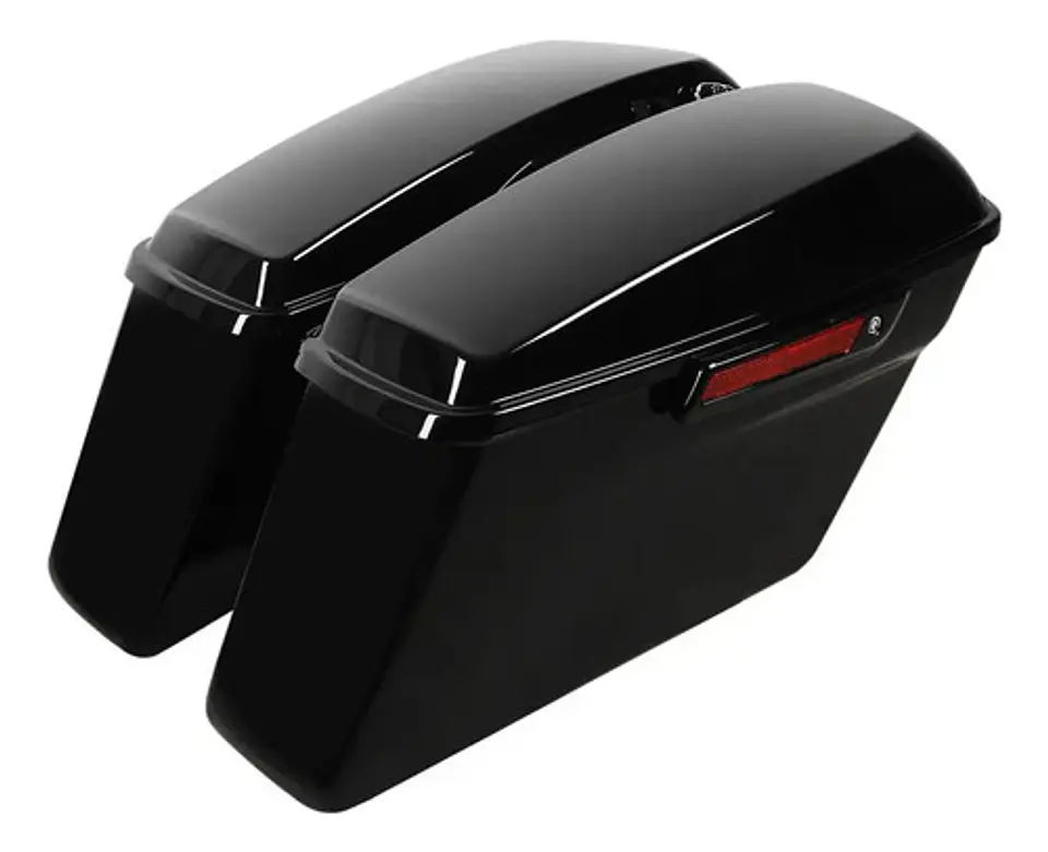 Tcmt Hard Saddlebags Black + Bracket Harley Breakout 2018-25 2