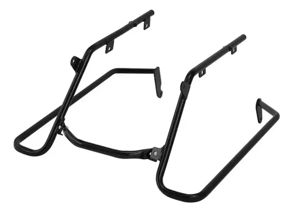 Tcmt Hard Saddlebags Black + Bracket Harley Breakout 2018-25 4
