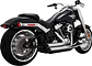 Vance & Hines Shortshots Staggered Harley-davidson Fat Boy - Thumbnail 1