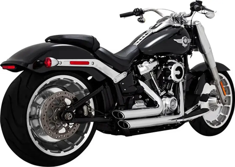 Vance & Hines Shortshots Staggered Harley-davidson Fat Boy 1