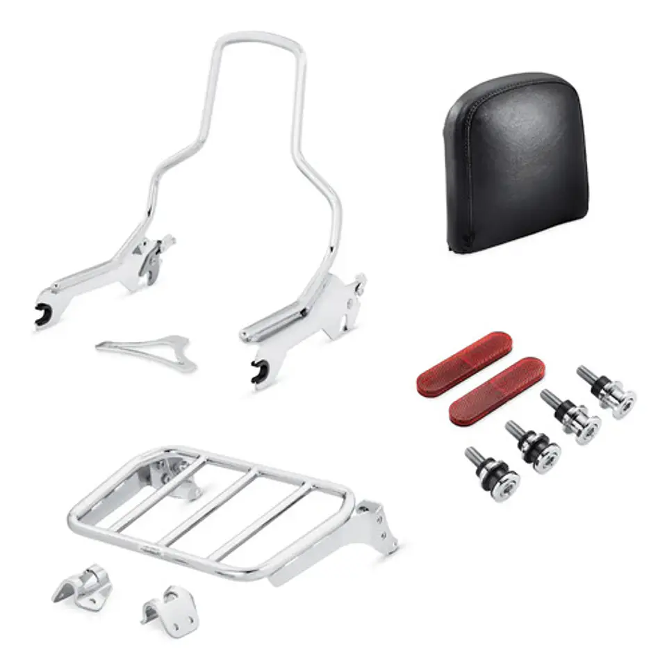 Harley-davidson Holdfast Sissy Bar + Pad + Rack + Docking 1