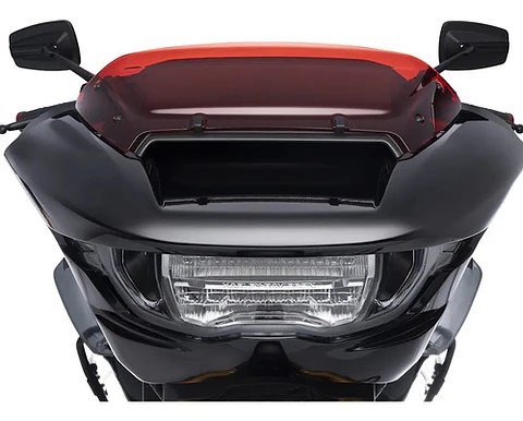 Harley-davidson Road Glide Wind Splitter 4.5 Pol. Vermelho