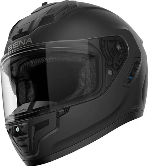 Sena Phantom Full Face Motorcycle Helmet Bluetooth Led