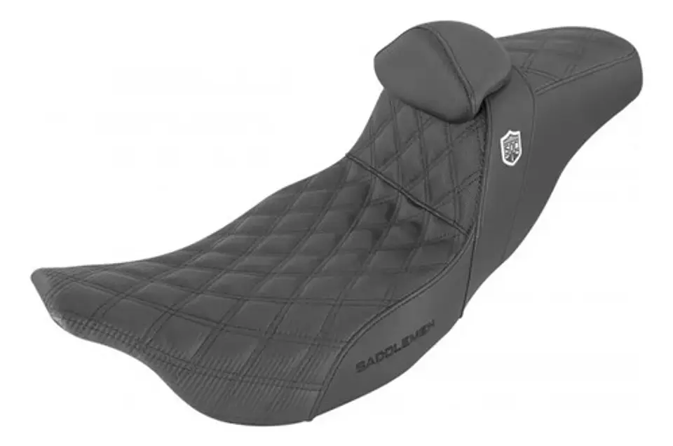 Saddlemen Pro Series Gripper Seat Backrest Harley 2008-24 1