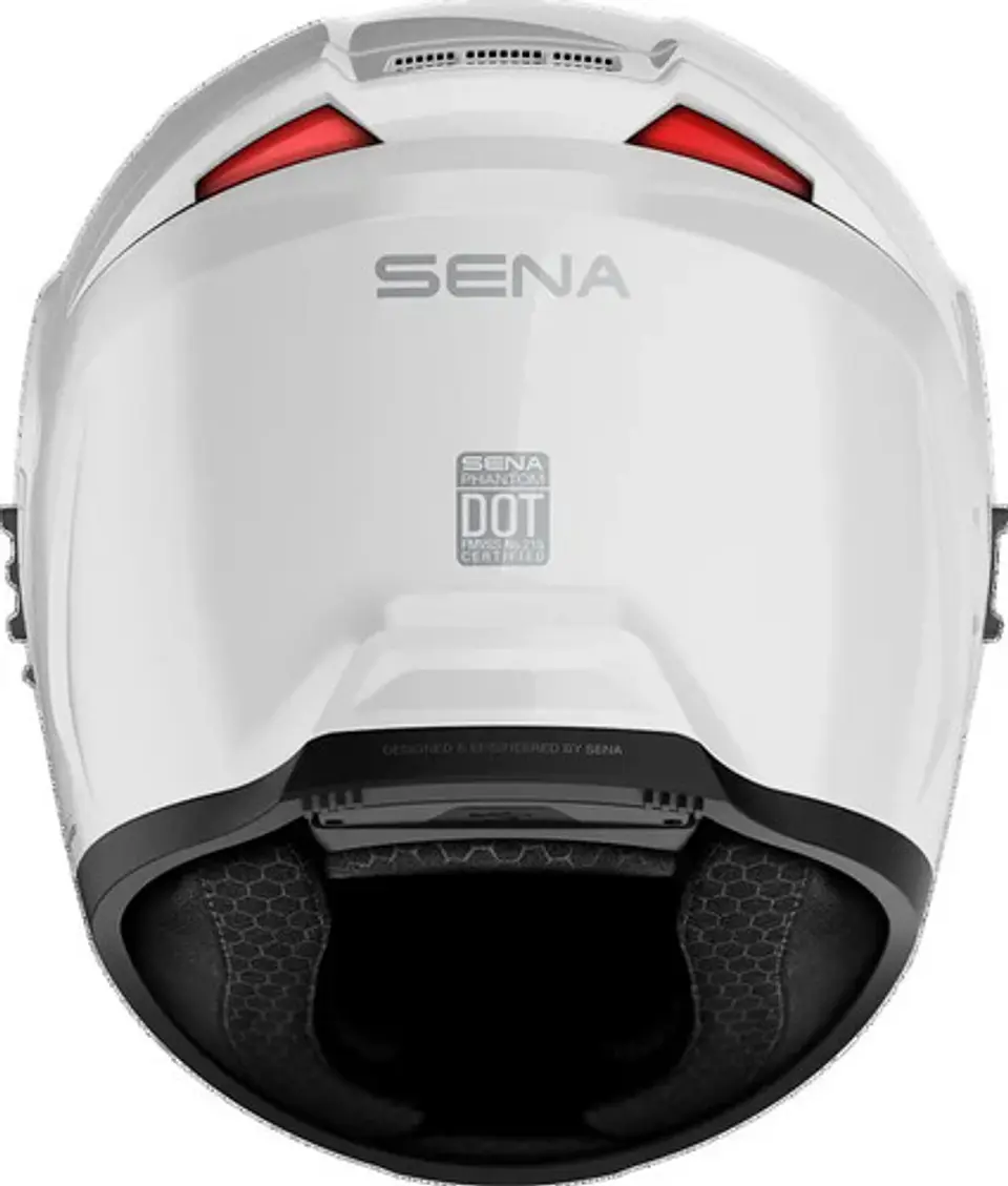 Sena Phantom Anc Full Face Motorcycle Helmet Bluetooth Led 3