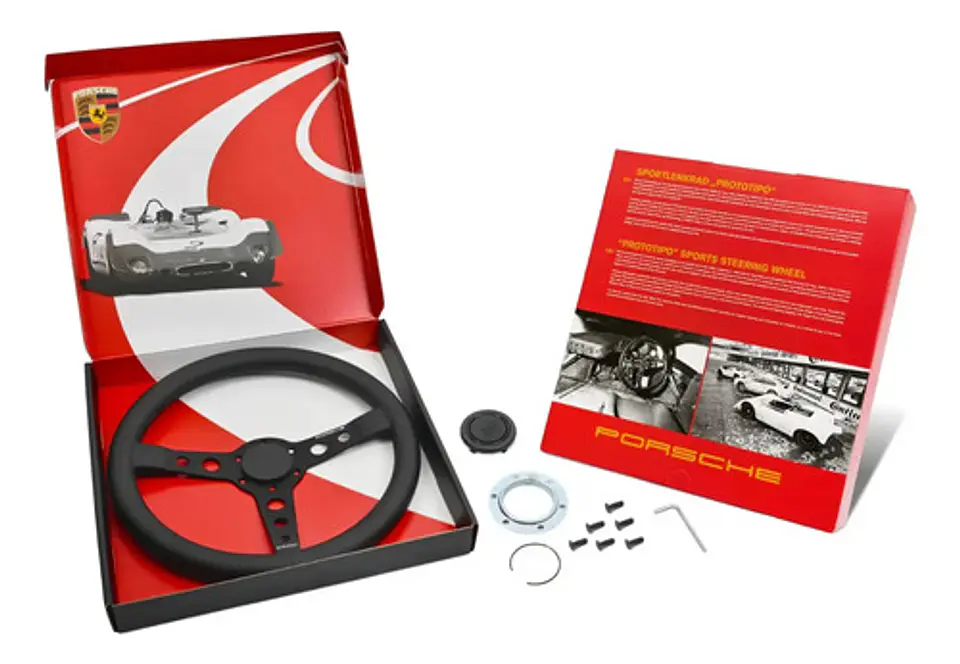 Porsche Sports Steering Wheel Leather 1